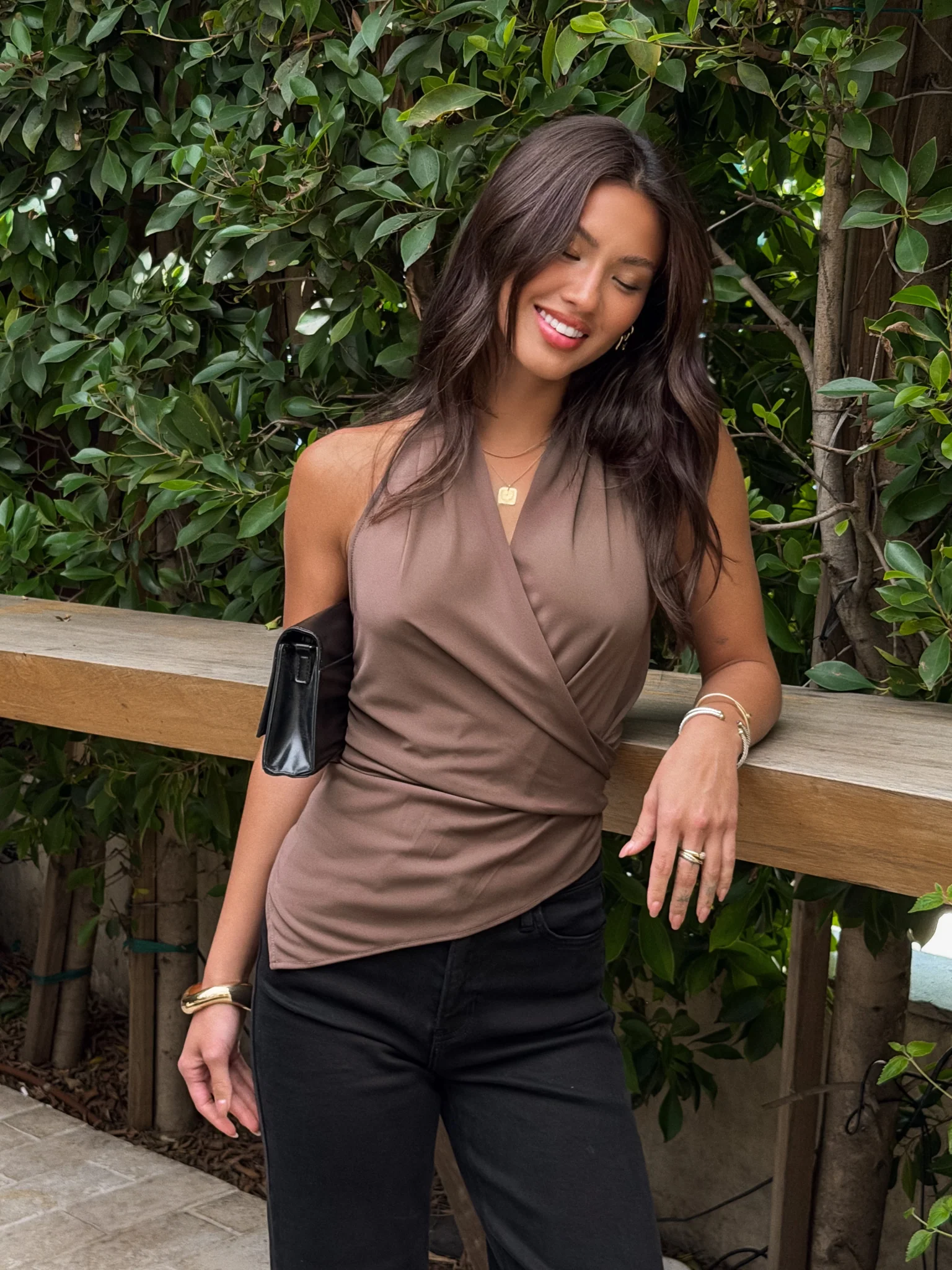 Yuna Asymmetrical Halter Top - Image 6