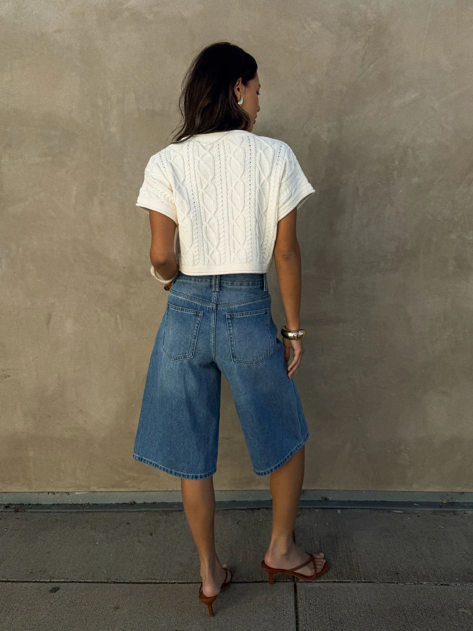 Alexia Cable Knit Top - Image 4