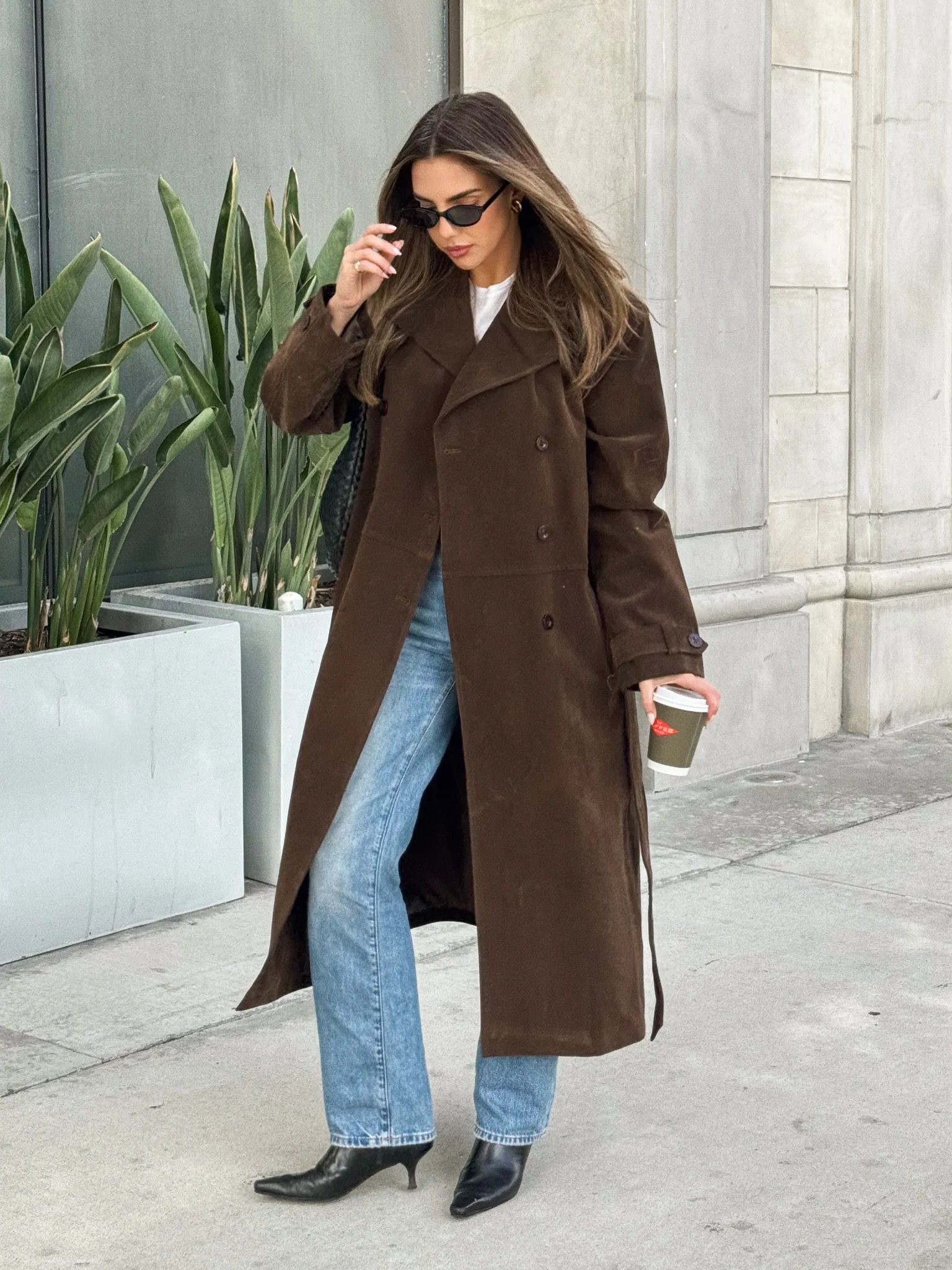 West Village Vegan Suede Coat - Final Sale - Image 4