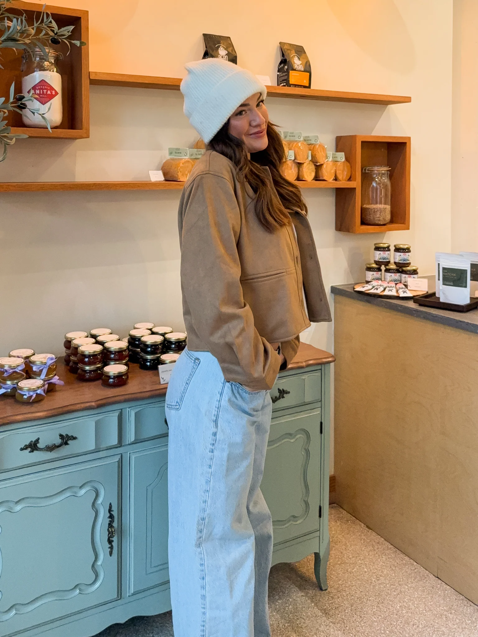 Frankie Vegan Suede Jacket - Final Sale - Image 3