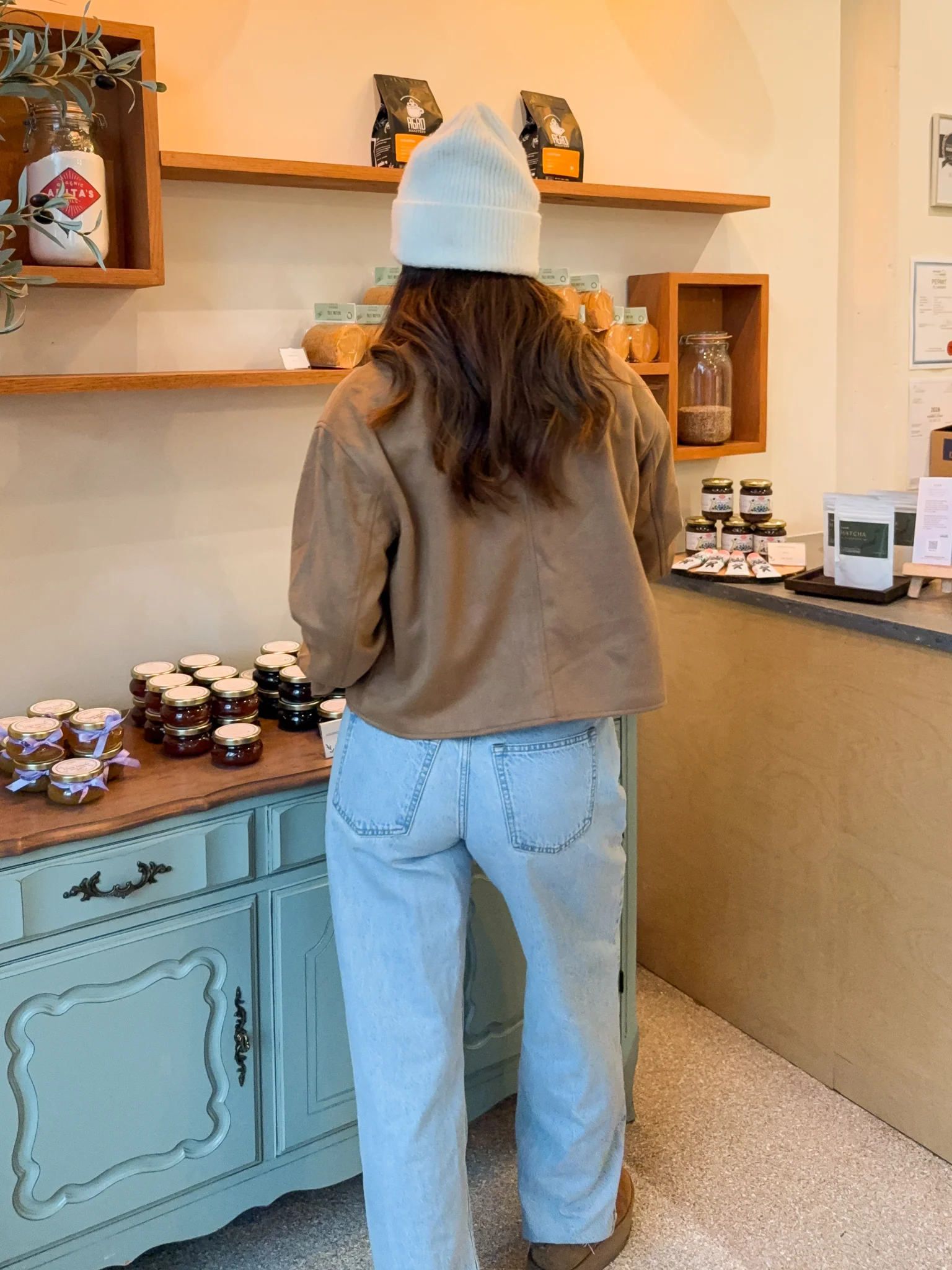 Frankie Vegan Suede Jacket - Final Sale - Image 4