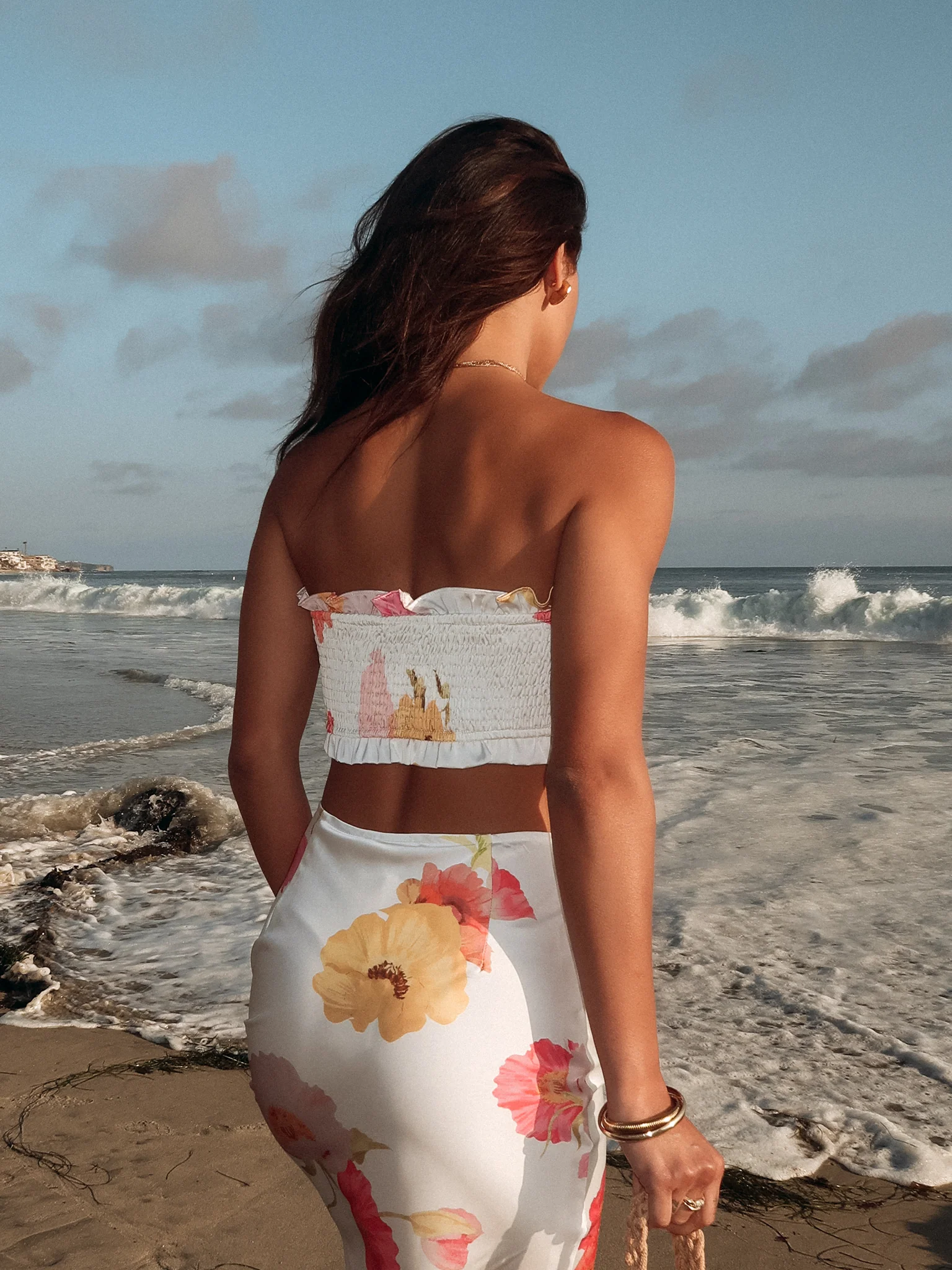 Dolce Vida Floral Tube Top - Final Sale - Image 3