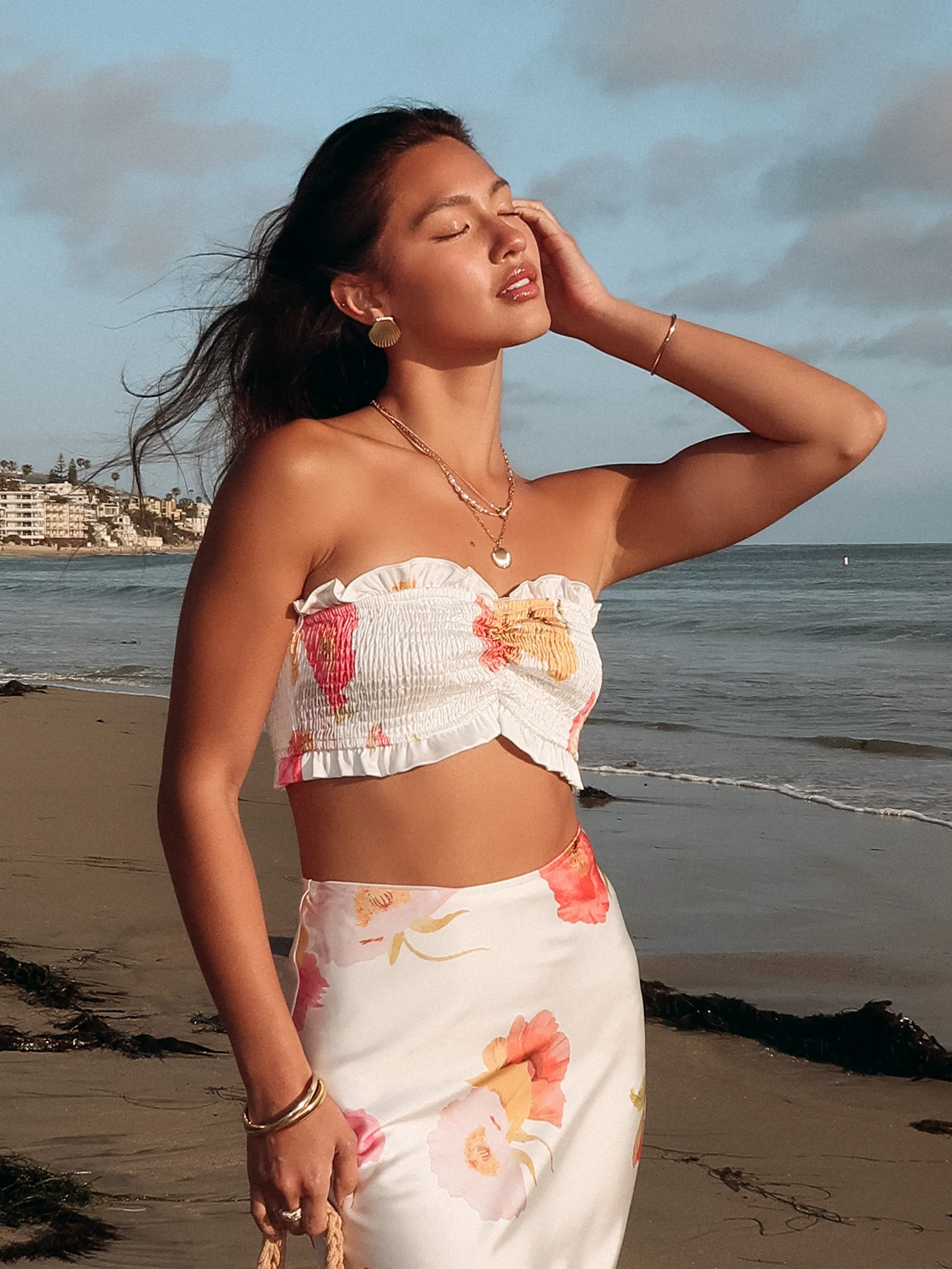 Dolce Vida Floral Tube Top - Final Sale - Image 4