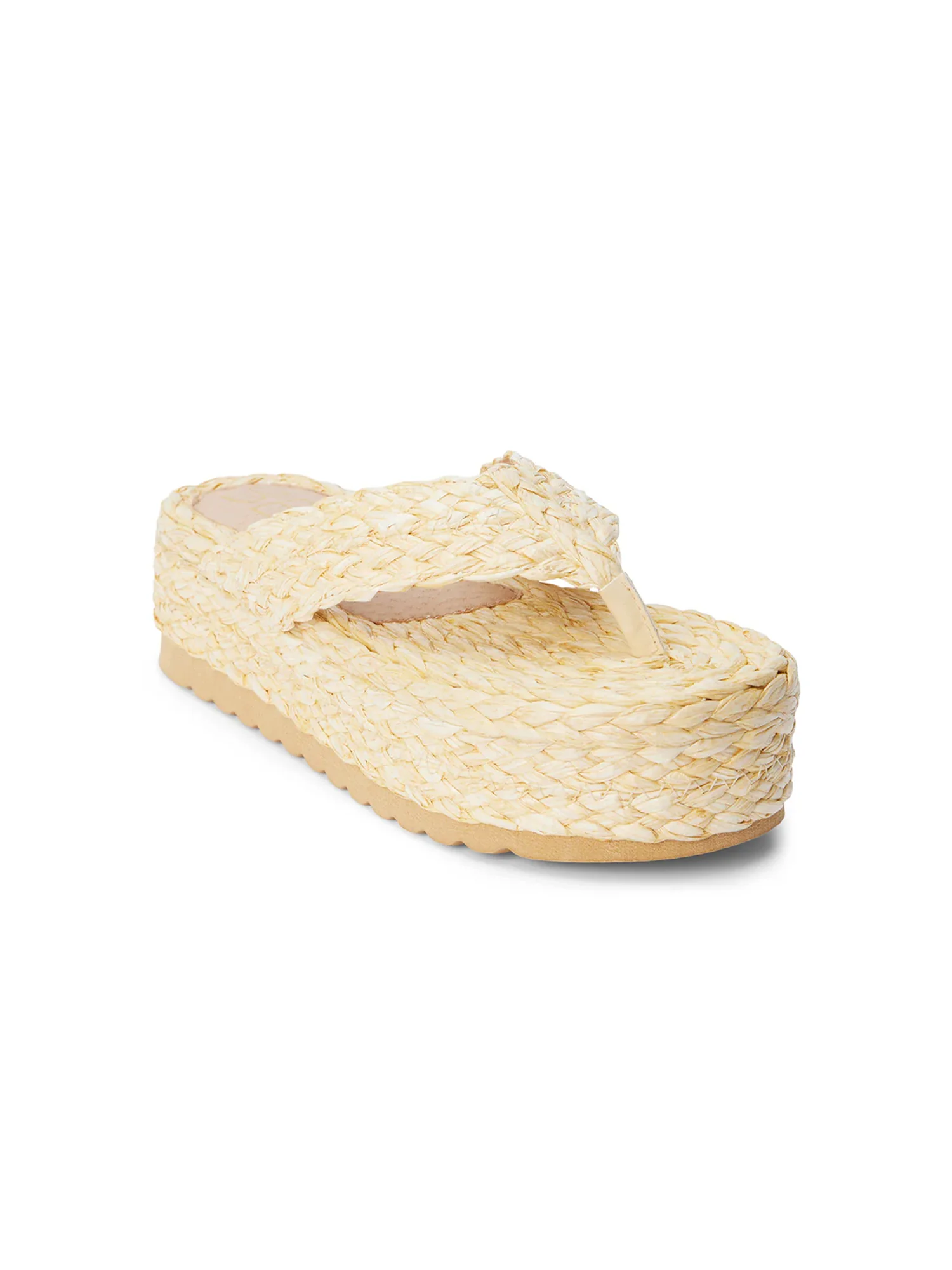 Sailor Raffia Sandal in Natural - Image 3