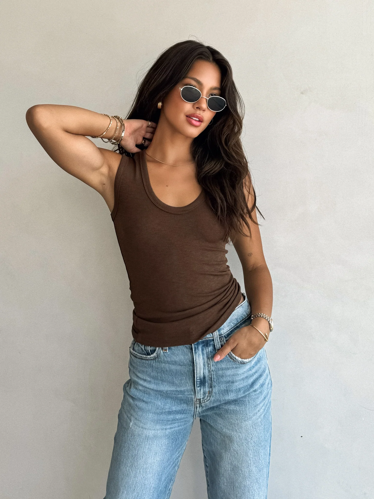 Cait Scoop Neck Tank - Image 8