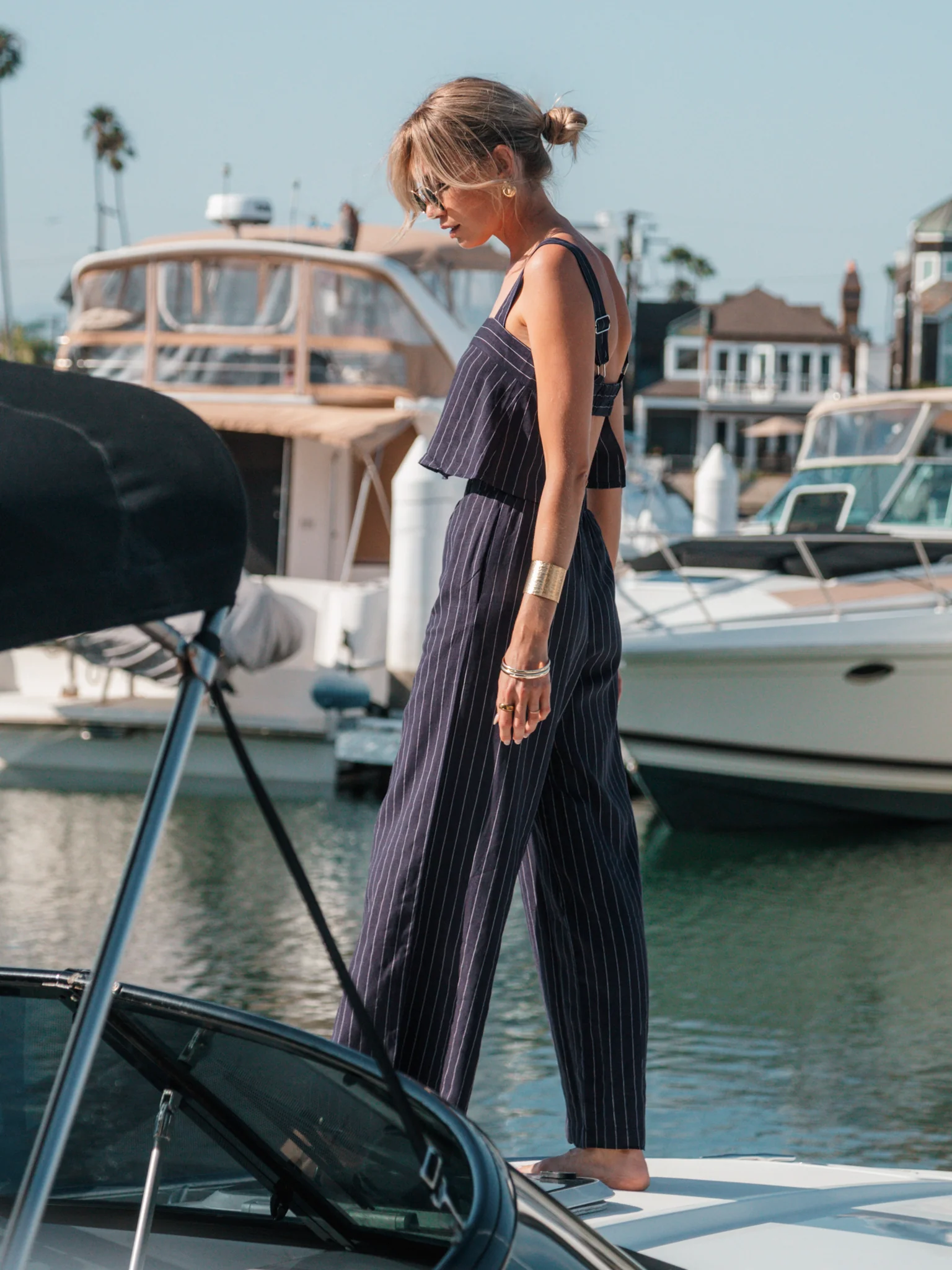 Haven Stripe Crop Top - Final Sale - Image 4