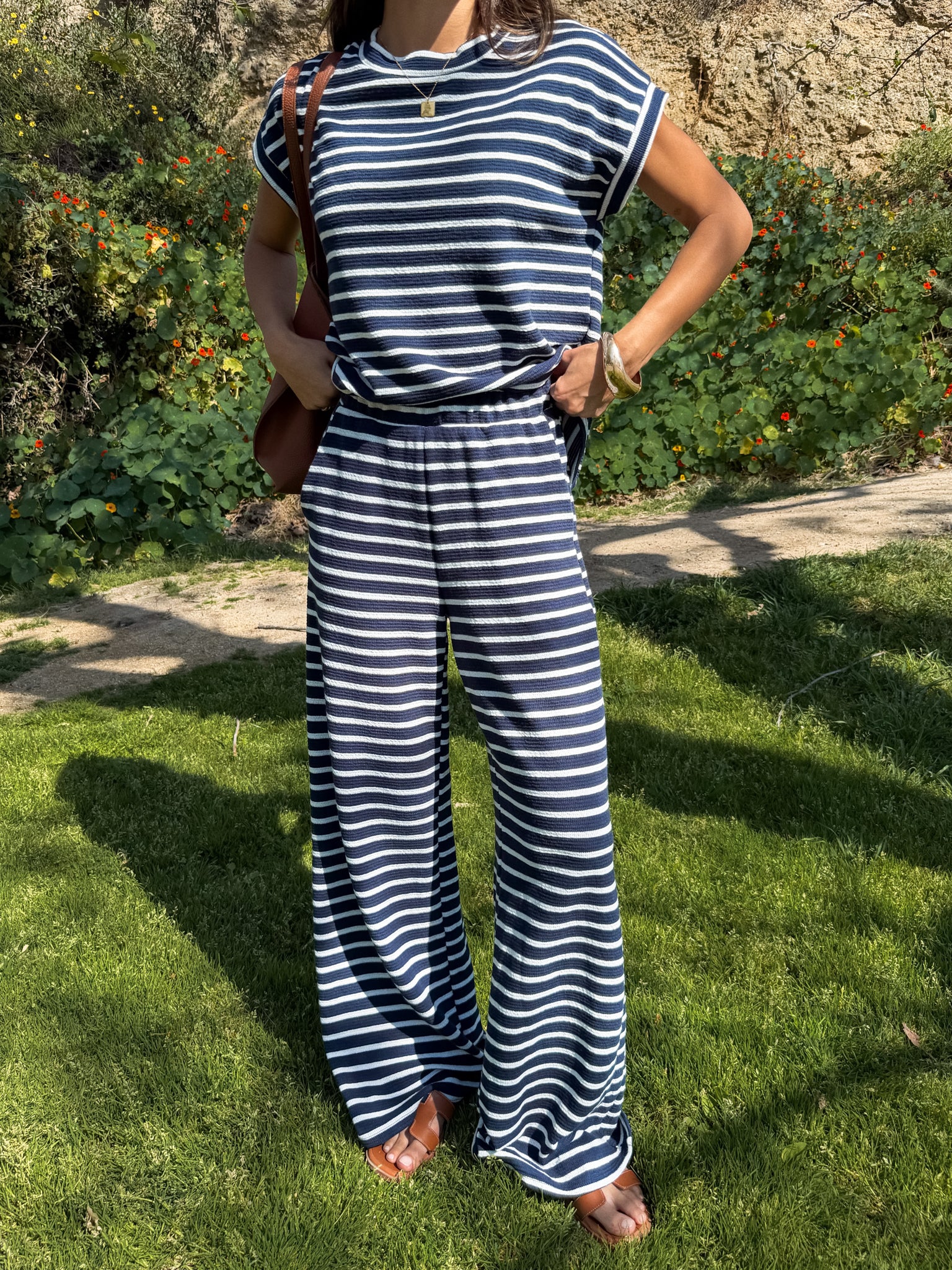 Hudson Stripe Knit Pants - Image 3