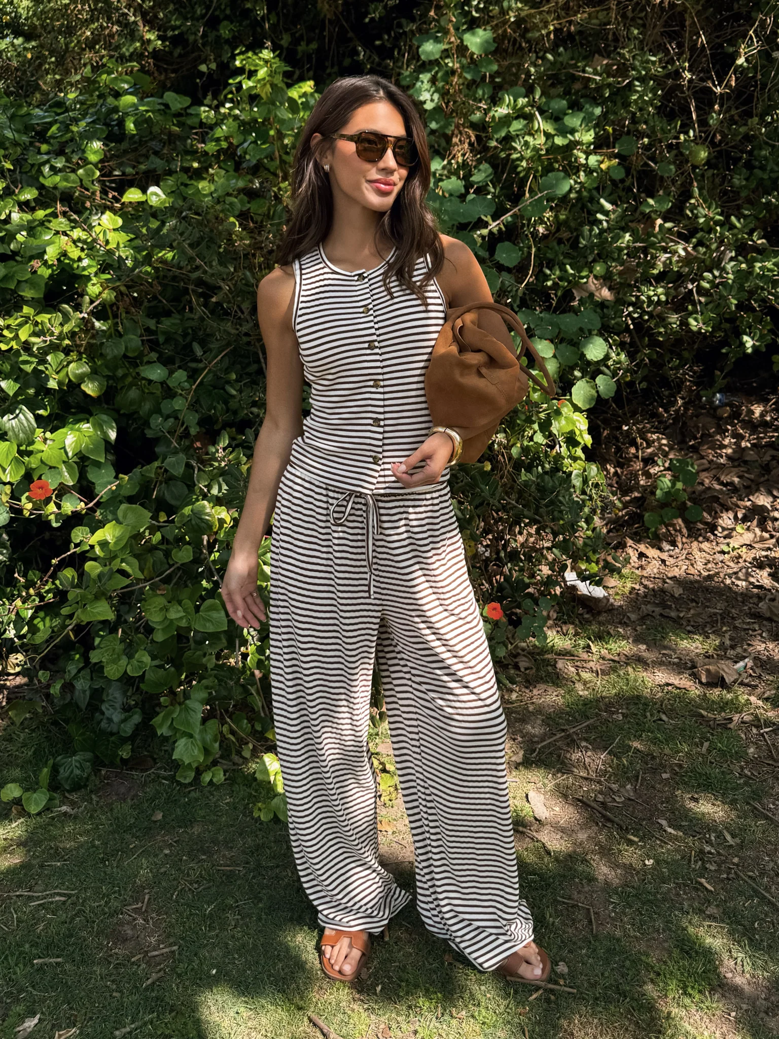 Sonoma Stripe Wide Leg Pants - Image 3