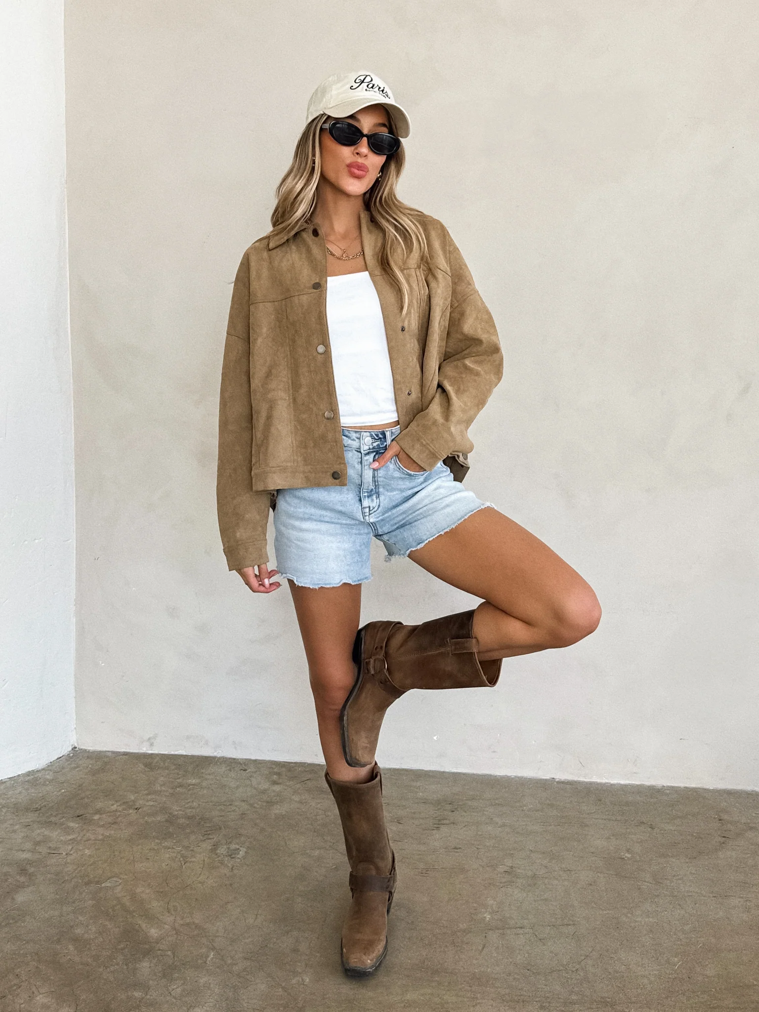 Waylon Oversized Suede Jacket - Image 3