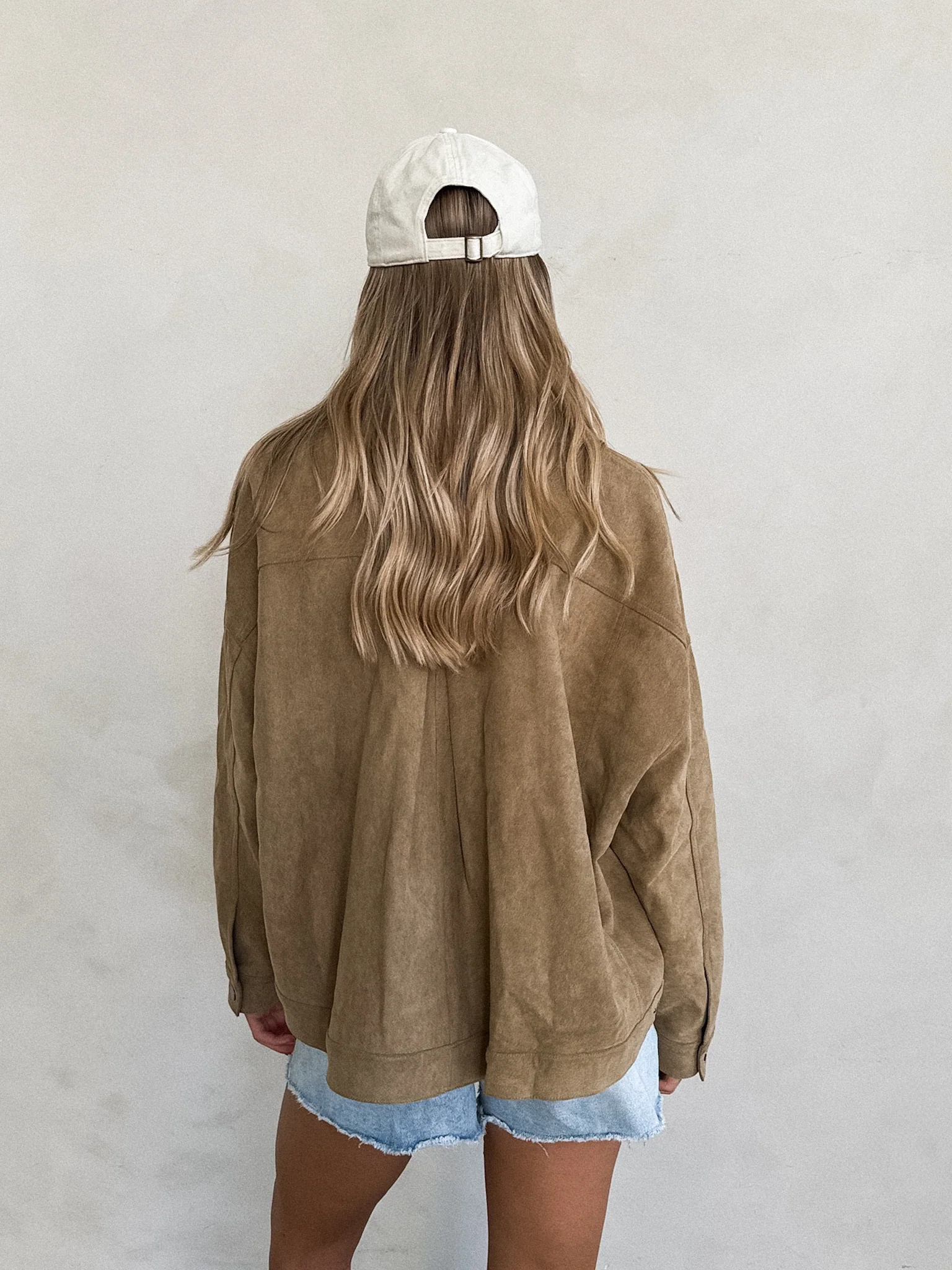 Waylon Oversized Suede Jacket - Image 4