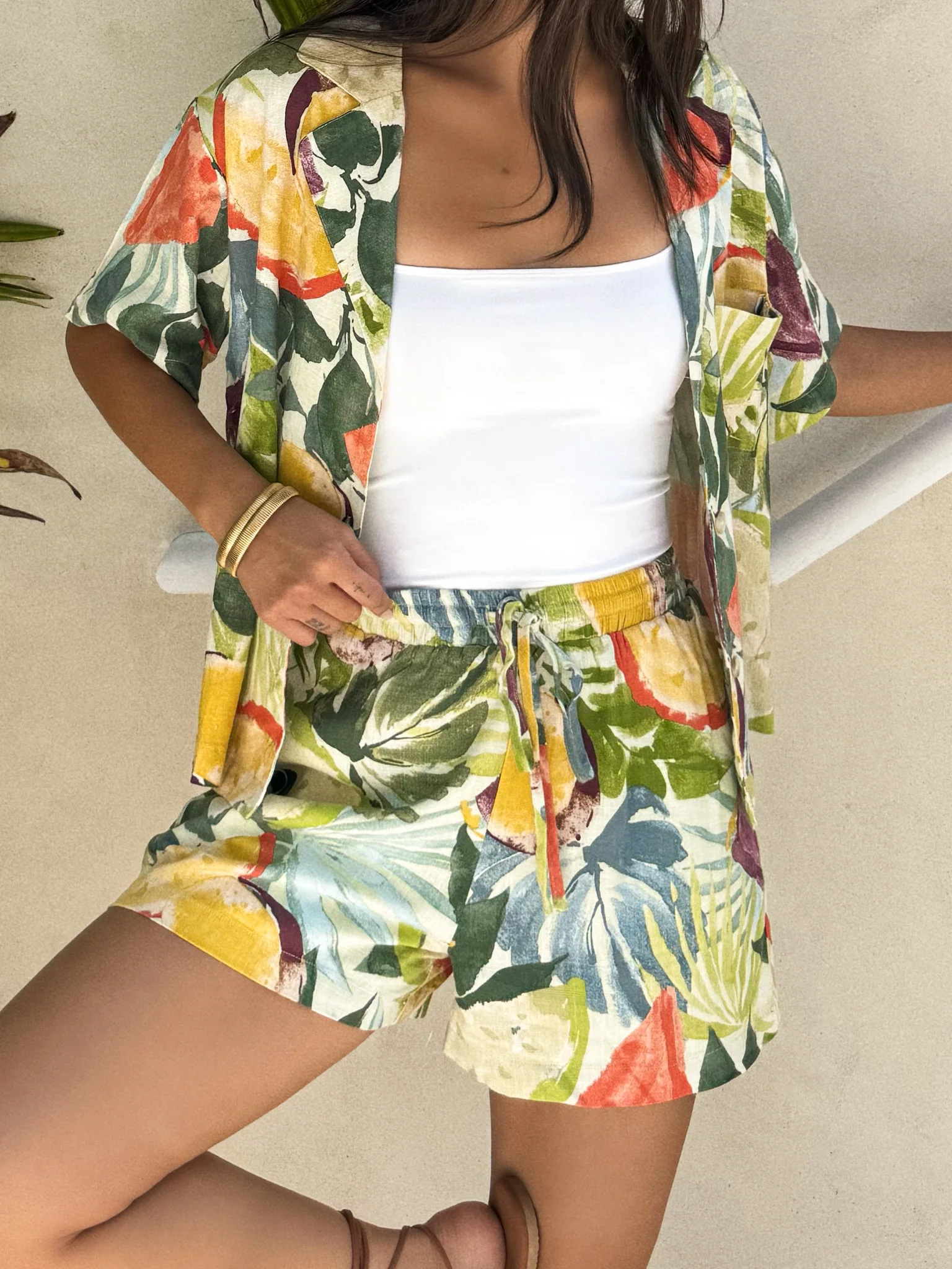 Mai Tai Linen Shorts - Final Sale - Image 3